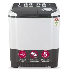 LG 7 Kg 5 Star Wind Jet Dry Semi-Automatic Top Loading Washing Machine