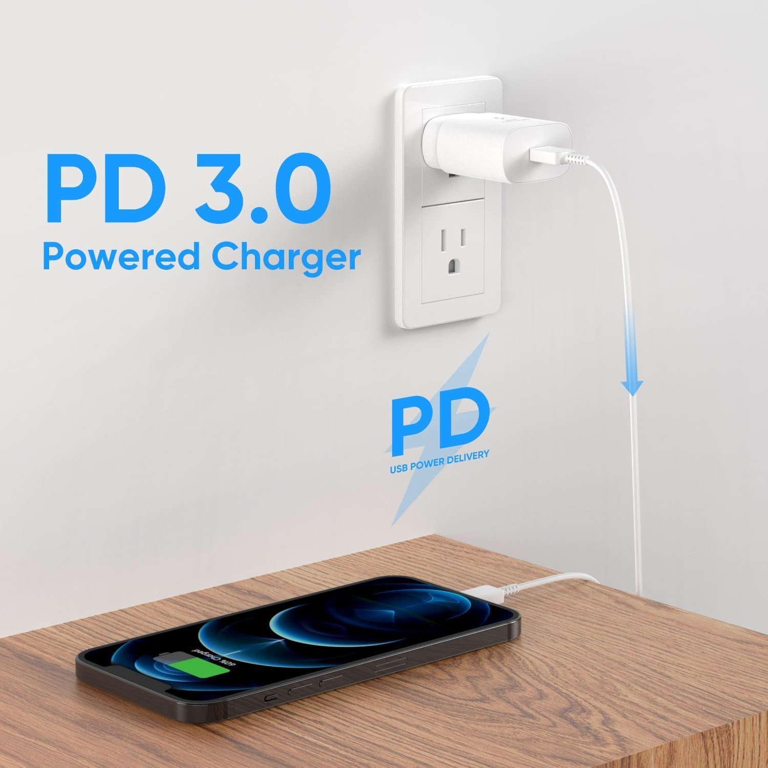 Samsung 25W USB-C Fast Charger with USB-C to USB-C Cable - Image 7